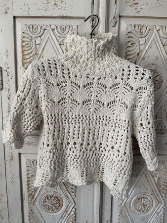 Kurzarm Strickpullover