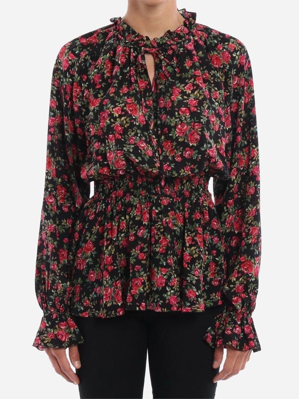 Dolce & Gabbana Camicette: Dolce & Gabbana Bluse Seide geblümt – Usato da Binningen venduto da Designerlabels 2