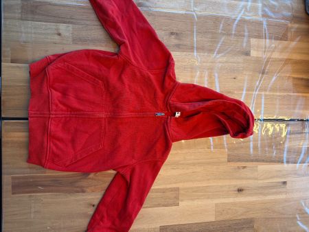 C&A roter Zipperhoodie für Kinder
