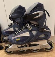 Salomon Inline Skates Gr. 40 + Knie- & Handschoner Set