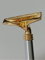 Vintage Rasierer „Made in W.Germany“ Gold Metall ohne Klinge