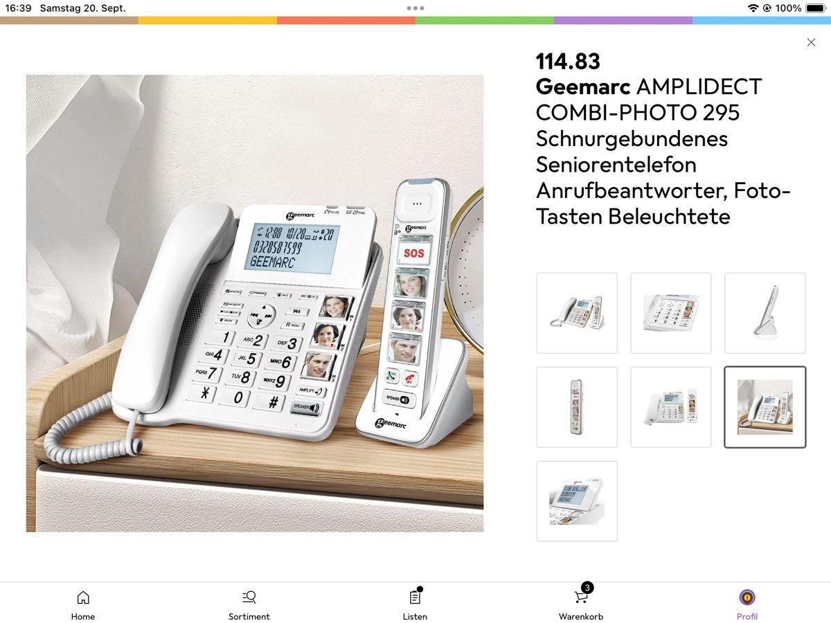 Telefoni: Senioren Telefon – Nuovo e nell'imballaggio originale da Buchs AG venduto da happy1966