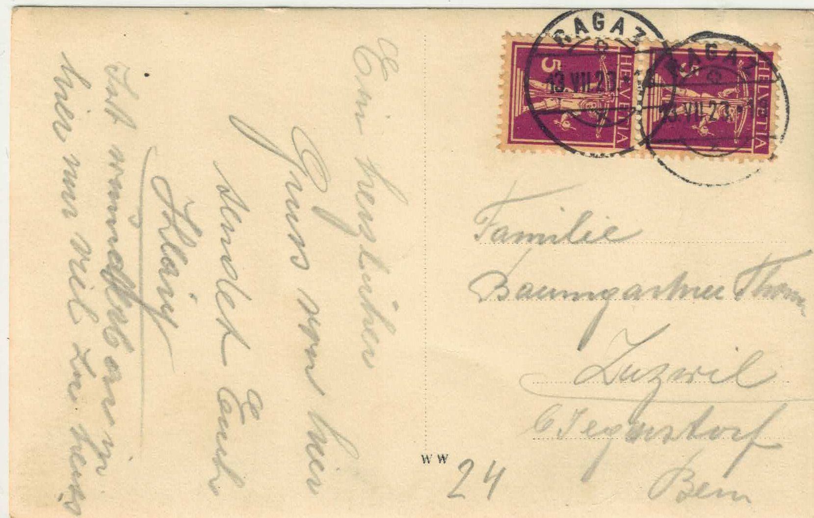 Cartes postales: Hotel Bad Pfäfers – D'occasion à Ettingen par Kartenplanet 1