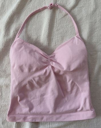 Neckholder Top Pink Grösse XS-S