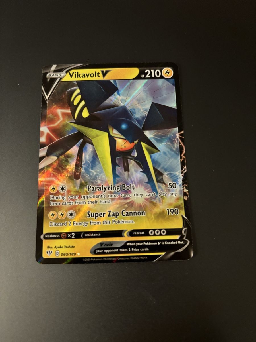 Pokémon Carte collezionabili: Vikavolt V - Pokémon Card - Top Condition – Nuovo (secondo la descrizione) da Bellinzona venduto da Cook_