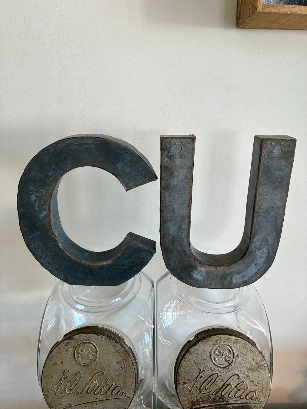 Tutte le decorazioni: Buchstaben C und U "see you" – Usato da Steffisburg venduto da Reitschel5 7