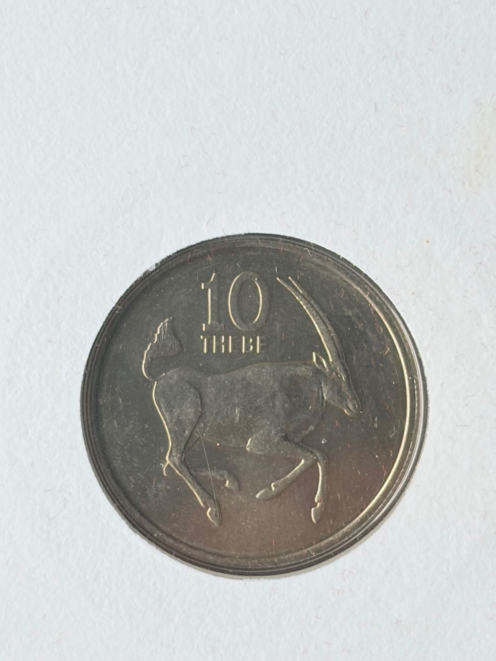 Alle Münzen: BOTSWANA - 10 Thebe 1984 - FDC – Neu (gemäss Beschreibung) aus Le Lignon von Trikles 1