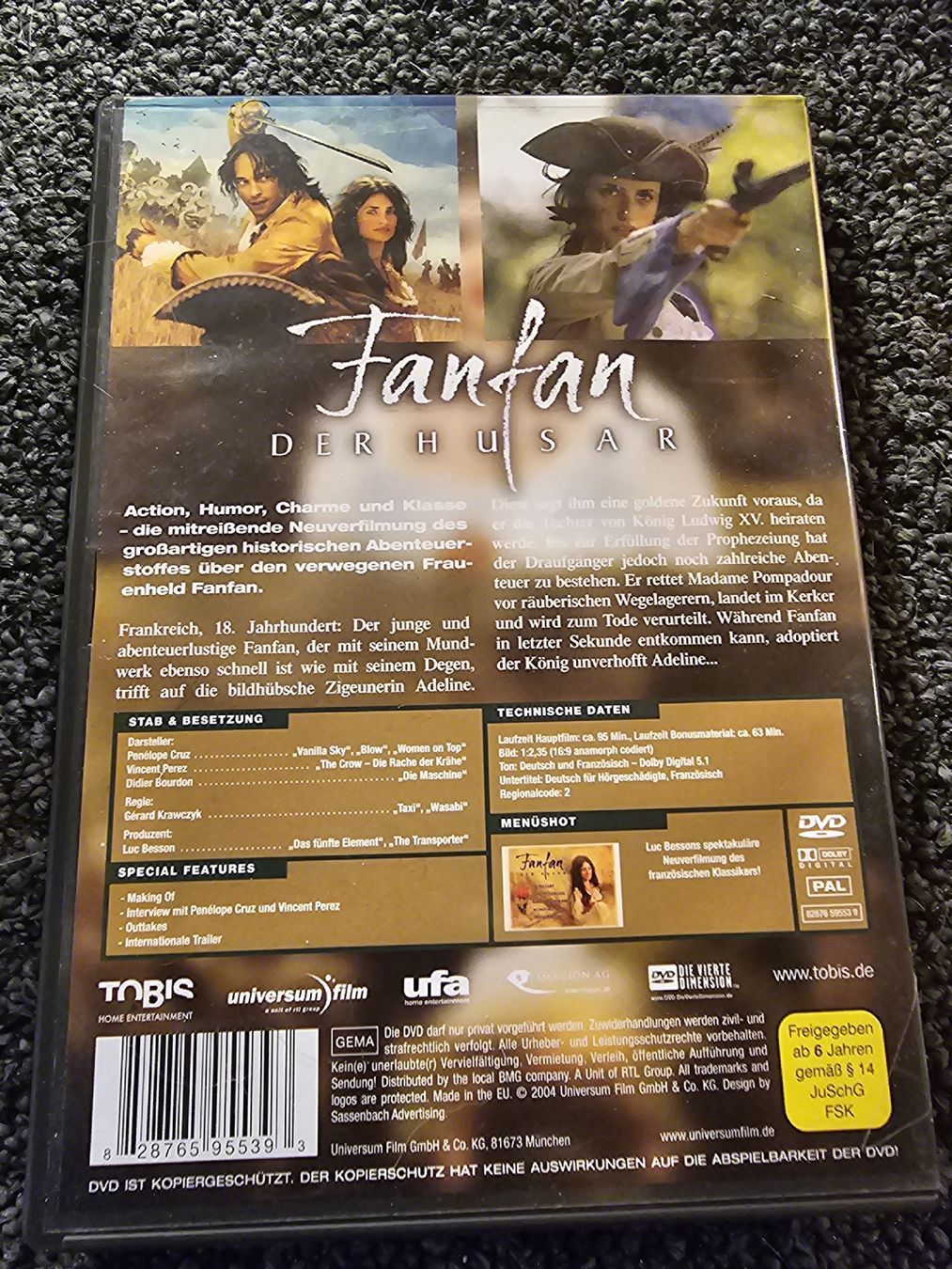 Tutti i DVDs: Fanfan Der Husar DVD(21808) – Usato da Ruswil venduto da jan_bxl5 1
