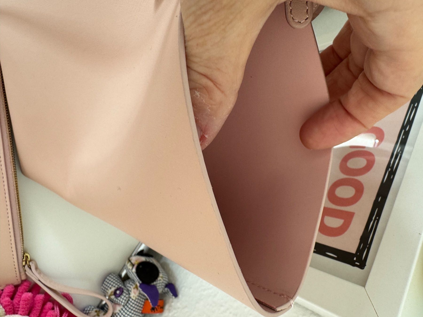 Mansur Gavriel Borse: MANSUR GAVRIEL Small Tote - Blush NP 599 CHF – Usato da Zuerich venduto da Moochie 9