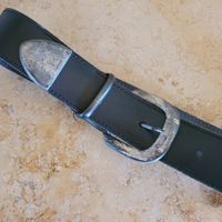 schwarzer Gurt 70 cm lang, 3.9 cm breit