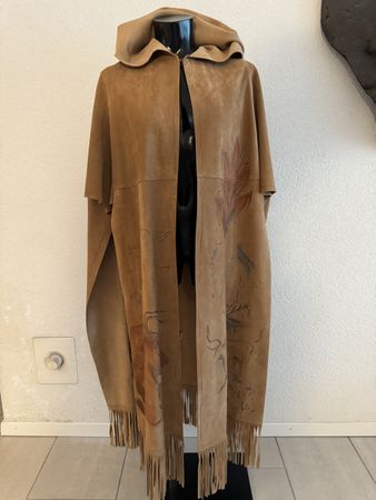 Umhang/Cape von Christian Dior, Calf Leather, Grösse 36