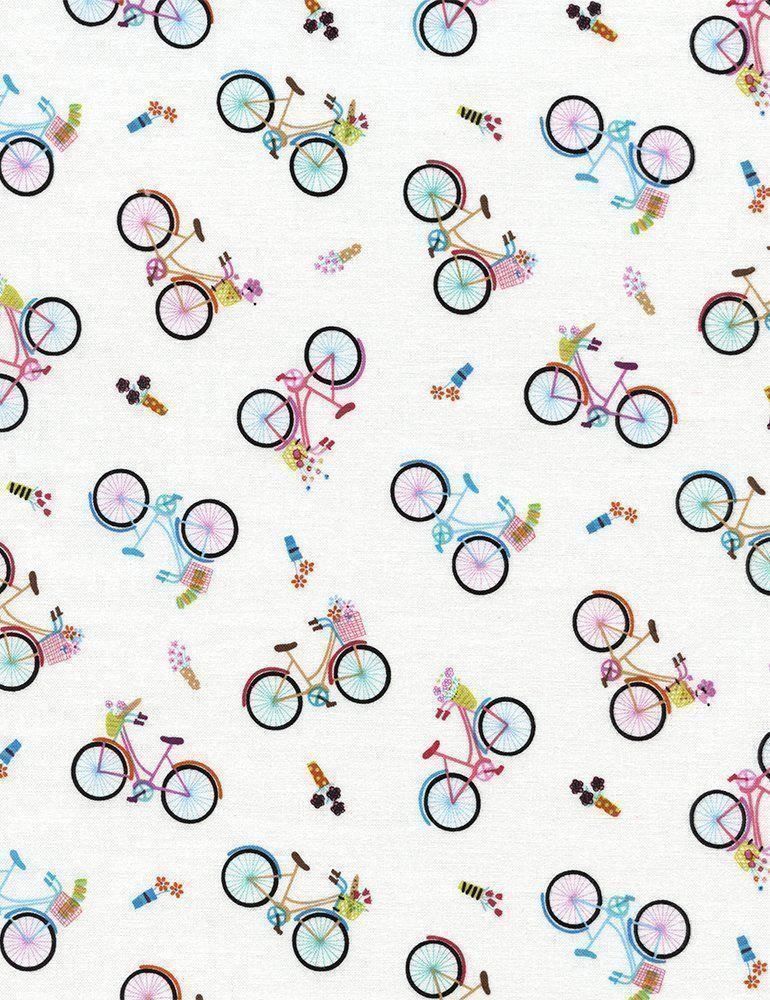 Tessuti: Tossed Bicycles,Timeless Treasures,Stoff – Nuovo (secondo la descrizione) da Langenthal venduto da flowersNbirds