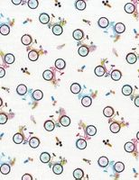 Tossed Bicycles,Timeless Treasures,Stoff