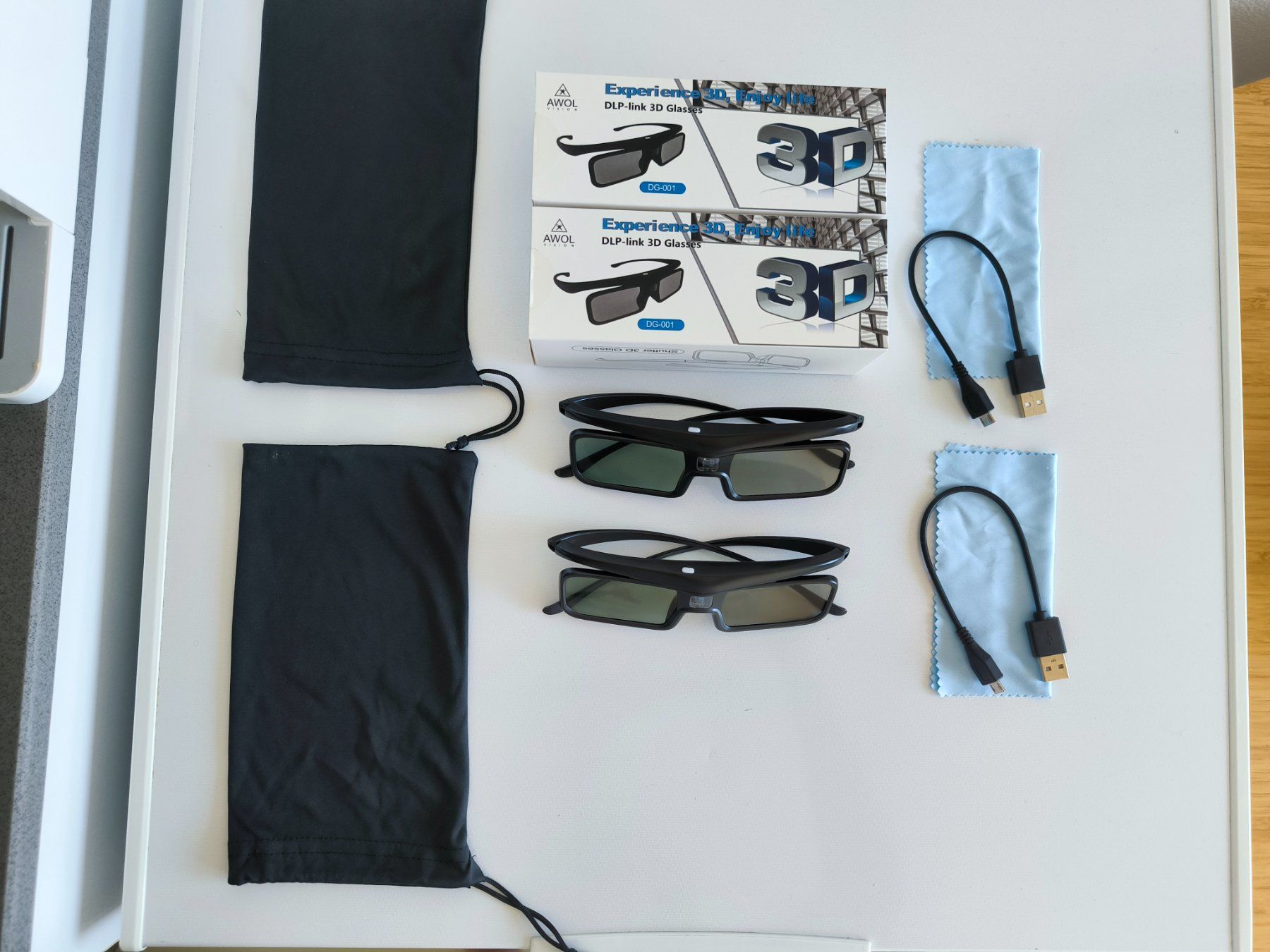 Occhiali & Lenti: AWOL Vision DLP Link 3D-Brillen (2er-Pack) – Nuovo (secondo la descrizione) da Wallisellen venduto da C_DM 1
