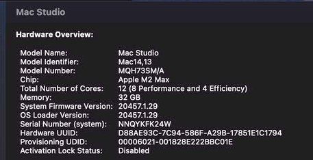 Apple PC: Apple Mac Studio - M2 Max, 32GB RAM, 512GB SSD – Usato da Zürich venduto da xilefme 2