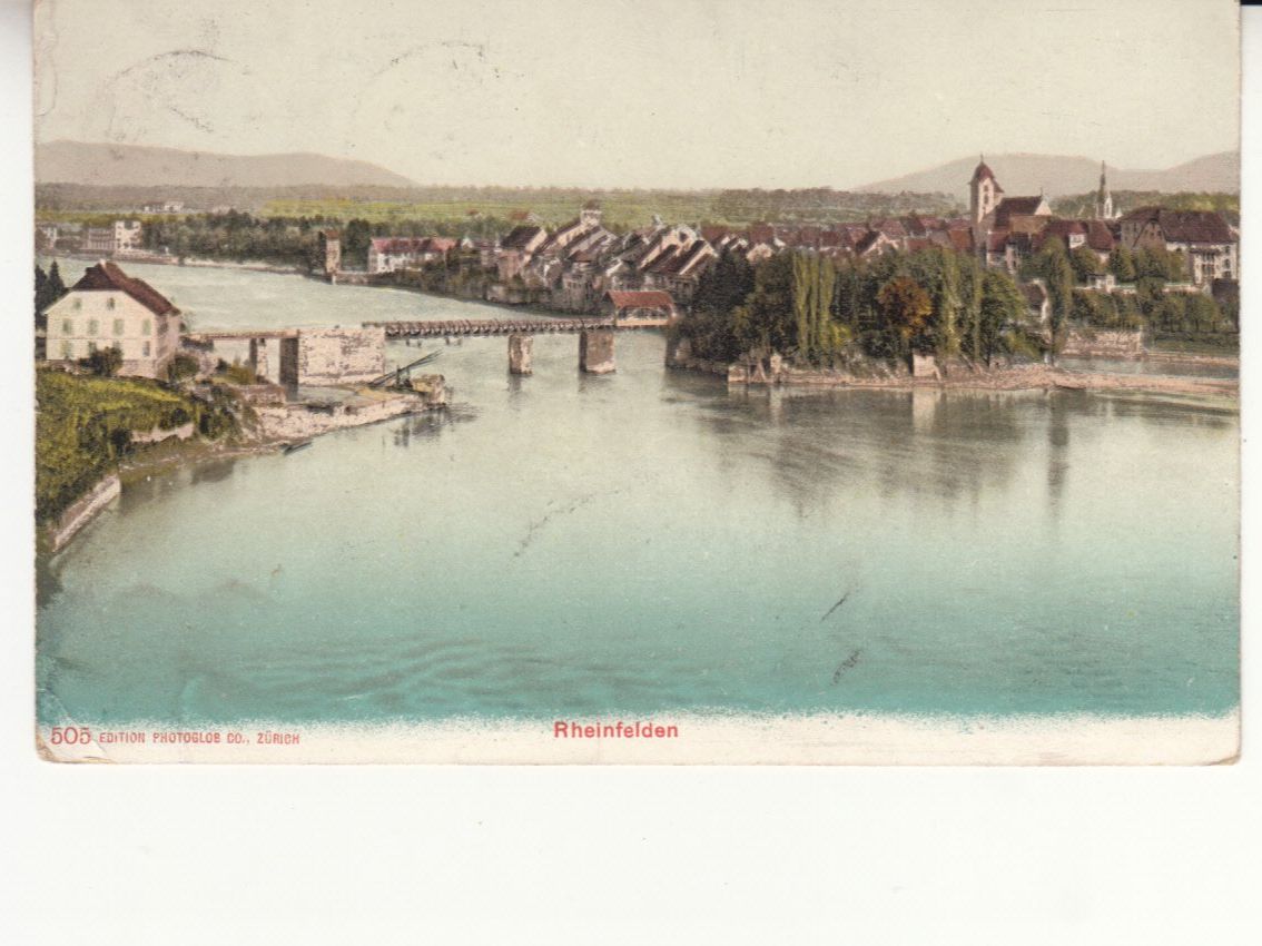 Ansichtskarten: Rheinfelden 1910 – Gebraucht aus Bürglen TG von StampGraf