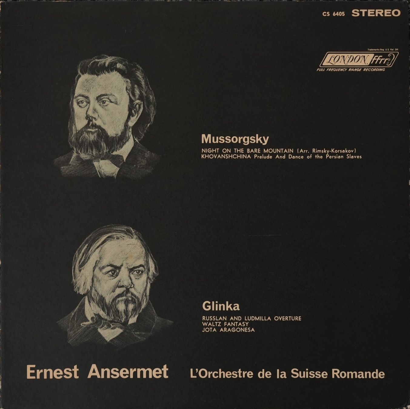 Schallplatten: London CS 6405 / Mussorgsky / Glinka / Ansermet – Gebraucht aus Brunnen von Techfreak1