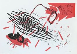 JÖRG MOLLET LITHOGRAPHIE SIGNIERT KÜNSTLERPROBE
