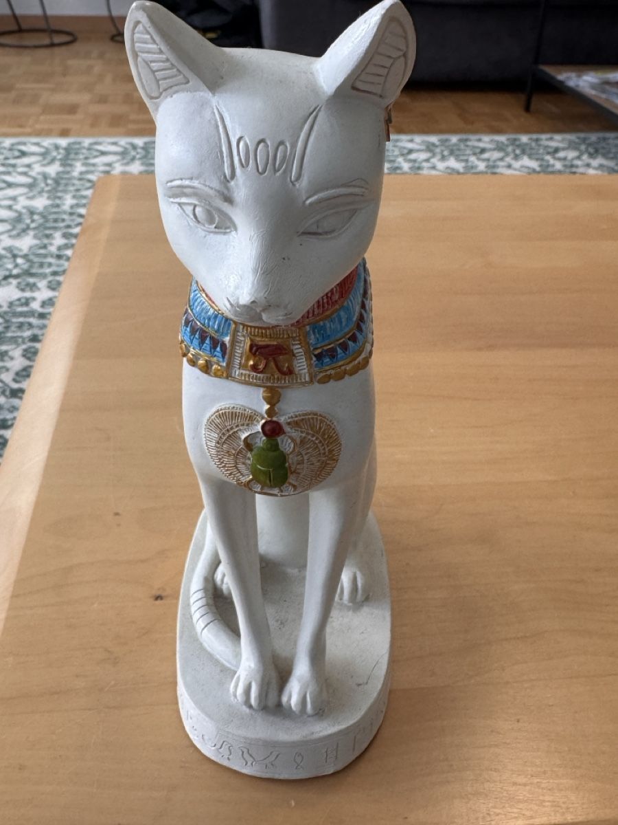 Statuette: Statuette Chat Égyptien Décorative - Pièce Unique! – Usato da Martigny venduto da Mrtygn1