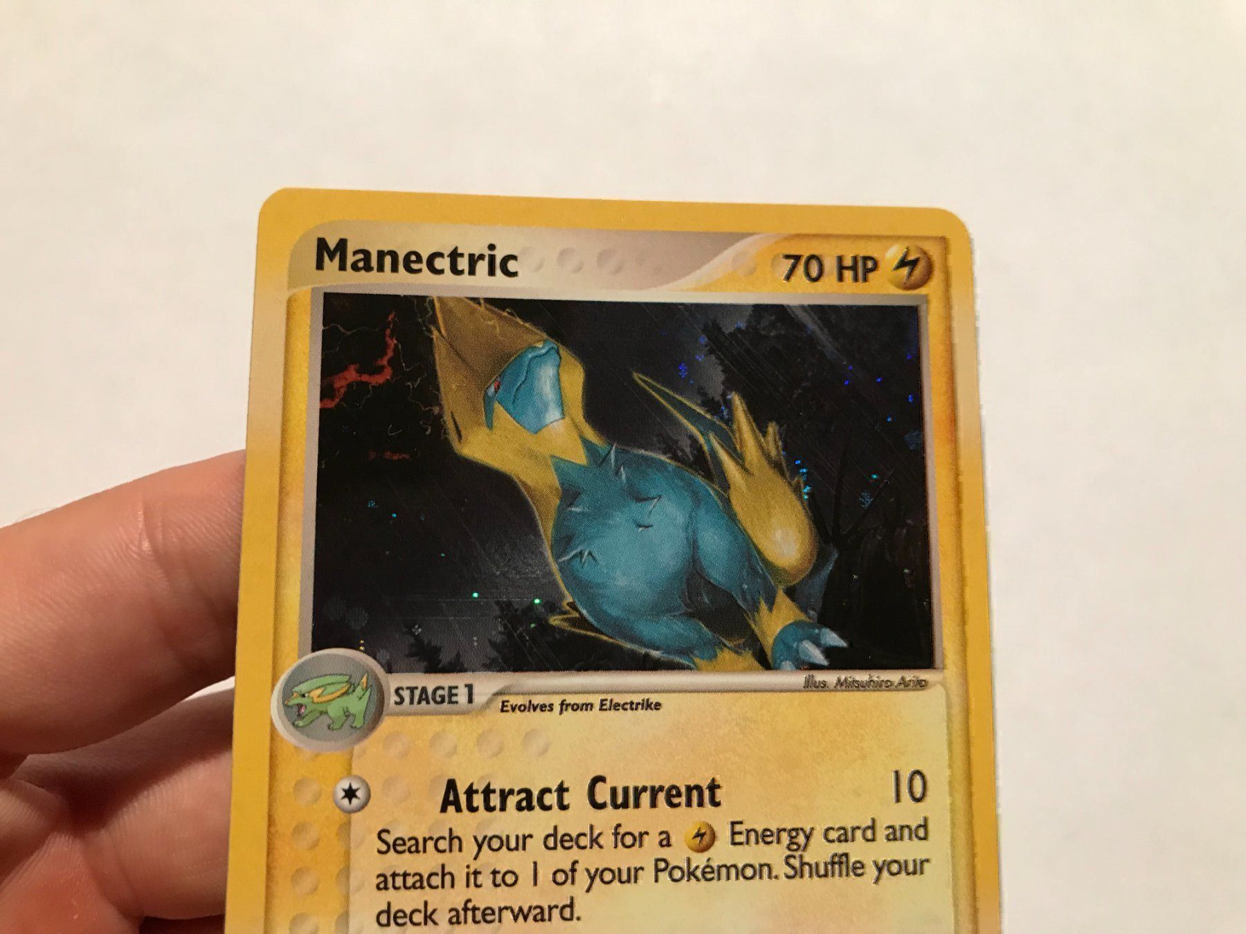 Pokémon Sammelbilder & Trading cards: Manectric holo Ruby & Sapphire – Neu (gemäss Beschreibung) aus Hagendorn von Pokecollectorch 3