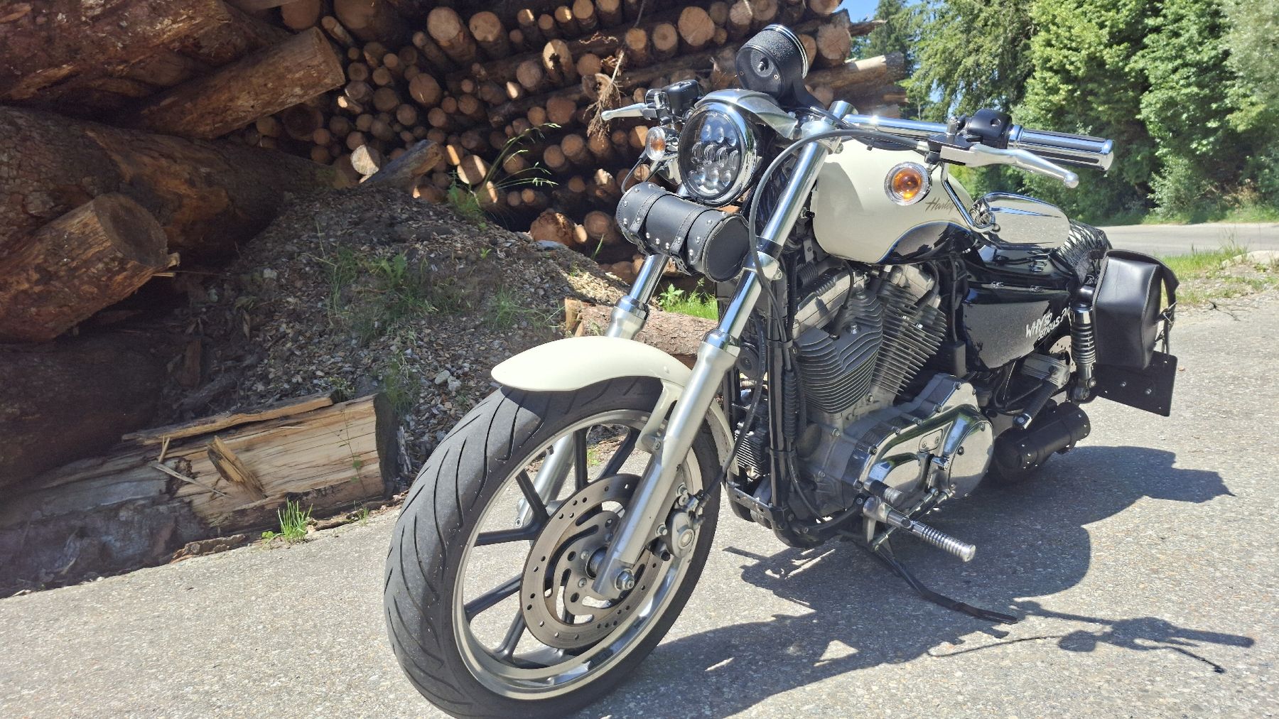 Harley-Davidson Chopper: Harley Davidson  XL 883 L , 2013 , 19Tkm – Gebraucht aus Schliern b. Köniz von sacatudo 4