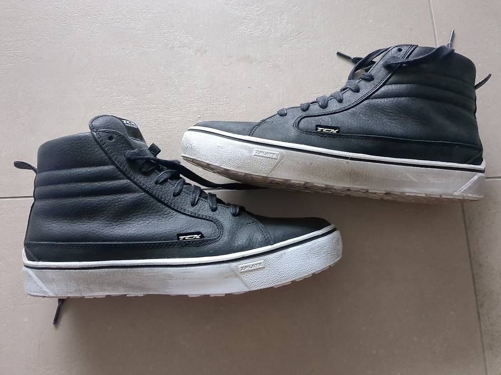 Herrenschuhe: Motorradschuhe TCX Street 3 WP - wasserdicht, D3O, grösse 44 – Gebraucht aus Basel von ChimpSociety 3
