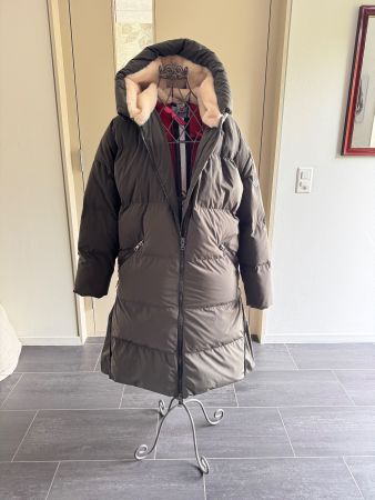 #Be BLONDE Unisex-Mantel Gr. 40/L,  Dunkelbraun❄️