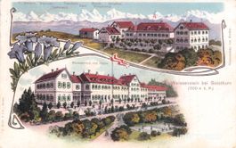 Weissenstein SO // 1911 Litho Kurhaus Hotel Lithographie
