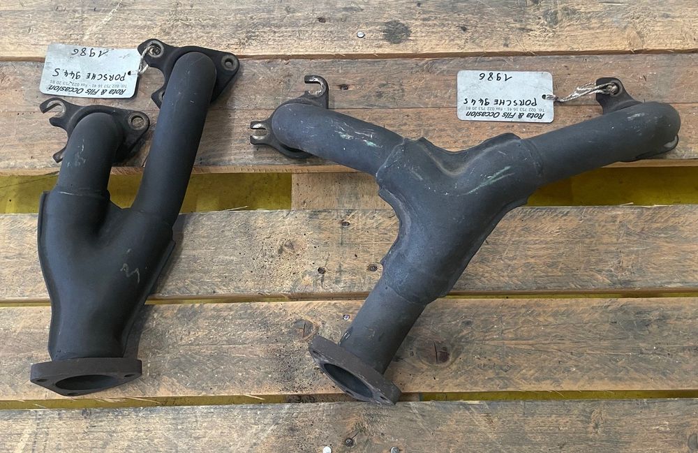 Collecteurs D'échappement Porsche 912E 1976 - Lot De 2, Sans Réacteur Thermique - Reconditionnés