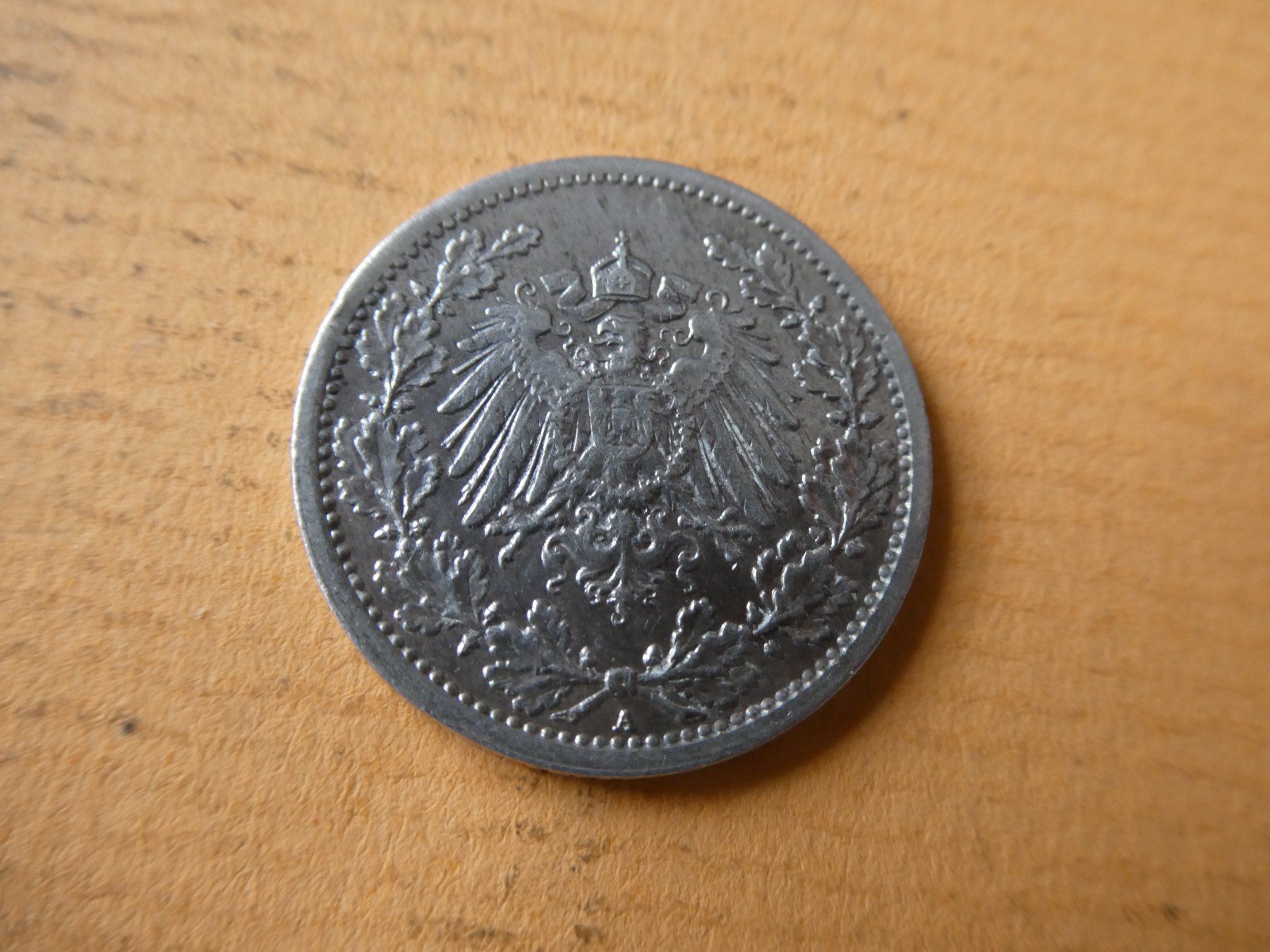 Tutti le monete: Dt. Reich 1917 A, 1/2 Silbermark – Usato da Hinterforst venduto da Rohusri 1