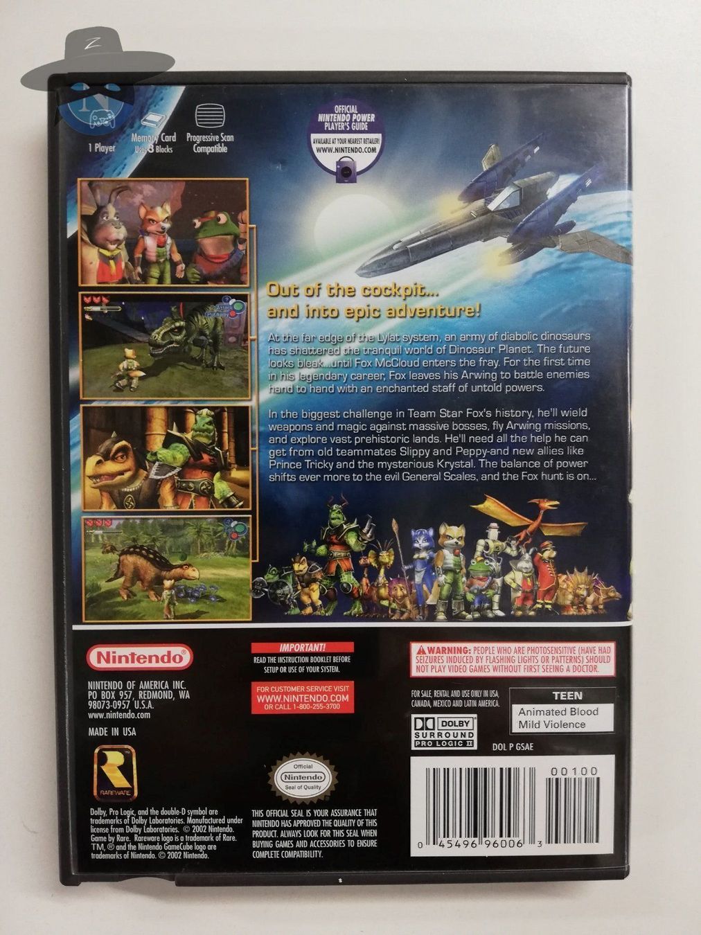 Nintendo Giochi: Starfox Adventure       / USA / Gamecube – Usato da St. Gallen venduto da zorro_dc 1