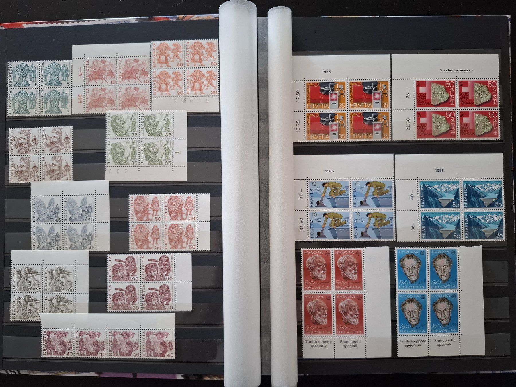 Tous les timbres: Schweiz Viererblöcke. Postfrisch. – D'occasion à Schaffhausen par R_Muzh