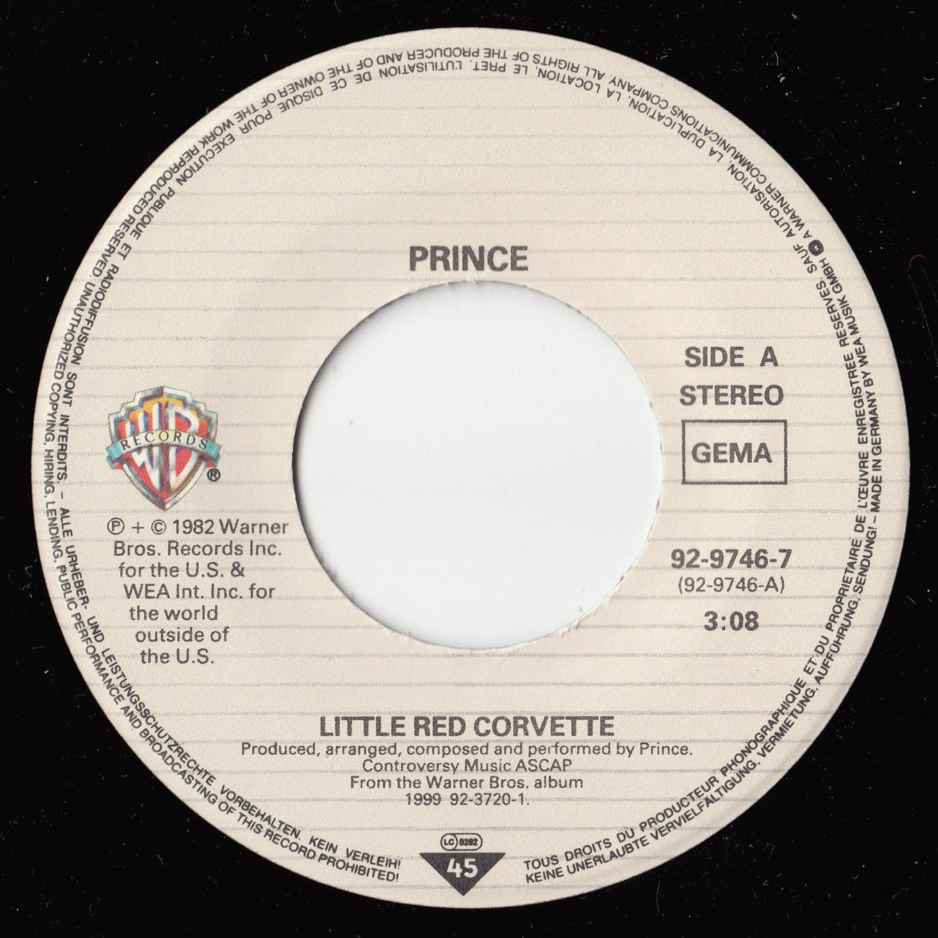Dischi in vinile: Prince Vinyl Single von 1983 – Usato da Volketswil venduto da Abcrecords 2