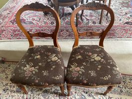 2 Antike Stühle Biedermeier