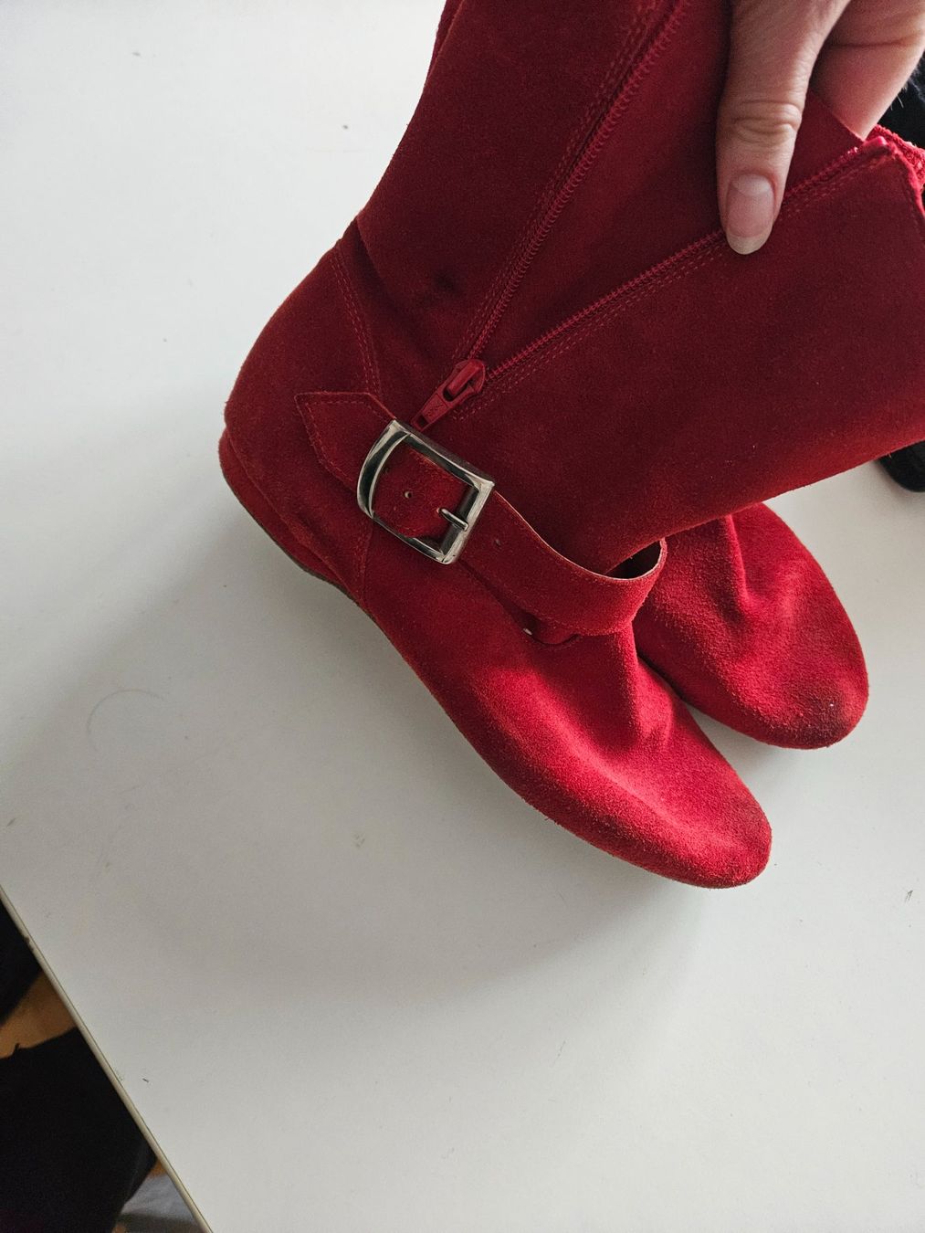 Chaussures femmes: Tanzstiefel rot, Gr.38 – D'occasion à Schaffhausen par sabrina915 1