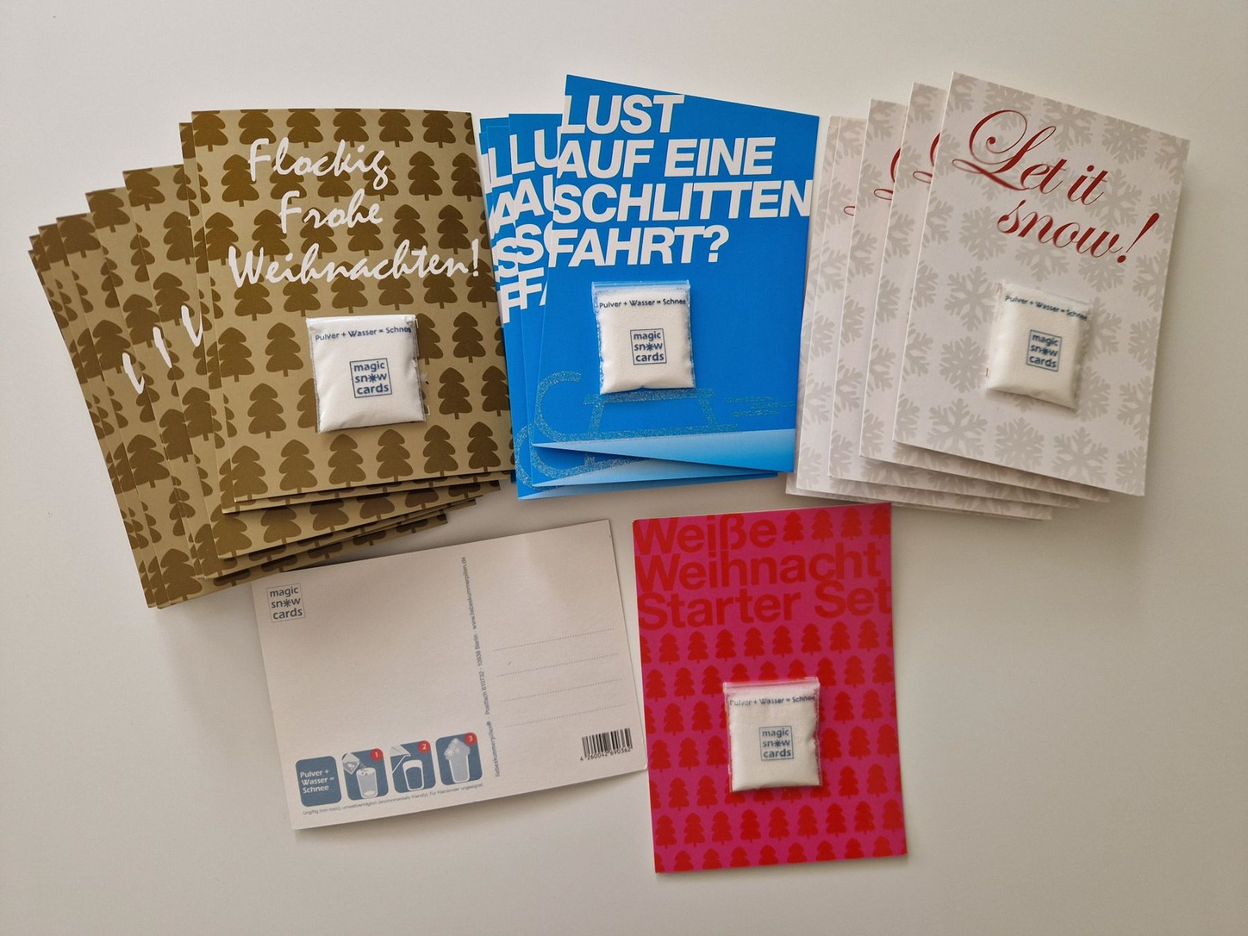 Cartoline: Magic Snow Cards - Postkarten mit Schneepulver - Restposten – Nuovo (secondo la descrizione) da Eglisau venduto da vomdings