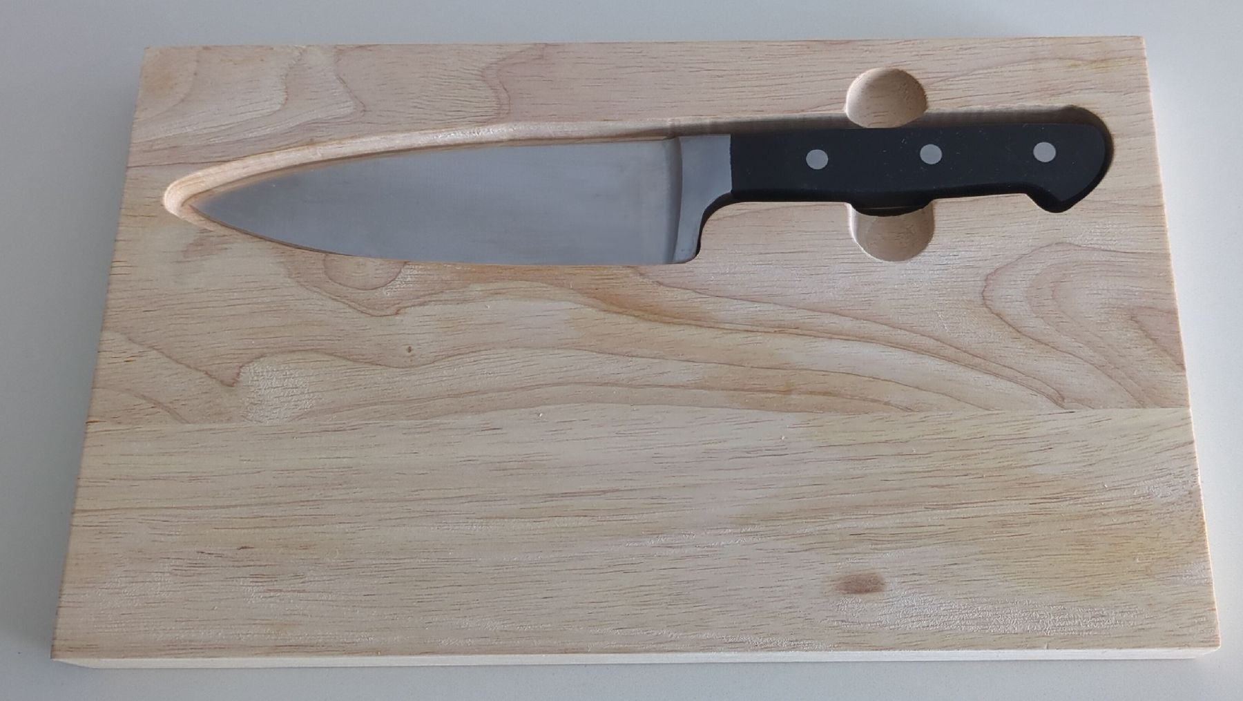 Coltelli da cucina: Planche aimantée en bois avec couteau – Nuovo (secondo la descrizione) da Corminboeuf venduto da MrGP87