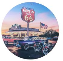 Route 66 Diner - Blechschild  (neu/OVP)
