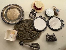 Vintage - div, Puppenhaus-Miniatur-Artikel