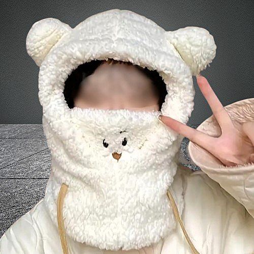MUKOSEL Bärenohren & Schwanz Set (2er Pack) – Flauschiges Kostümzubehör Für Cosplay & Partys