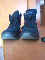 Wanderschuhe Lowa Gore-Tex blau schwarz gebrauchter Zustand