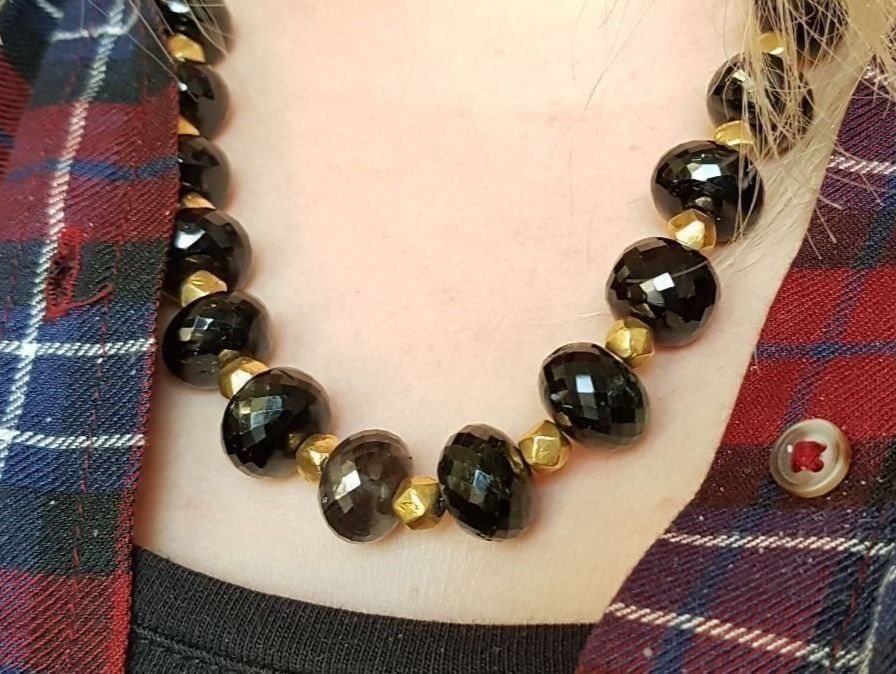 Catenine: Wunderschöne Turmalin Kette mit Gold – Nuovo (secondo la descrizione) da Unterägeri venduto da Altgoldschmuck 9