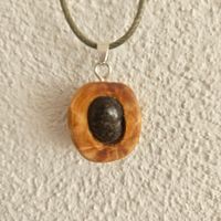 Baumperlen - Kette ( Steinchen)