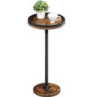 Couchtisch, runder Beistelltisch, Bistrotisch rustikal