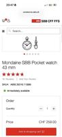 Mondaine SBB Wecker & Taschenuhr  UNGEÖFFNET in OVP