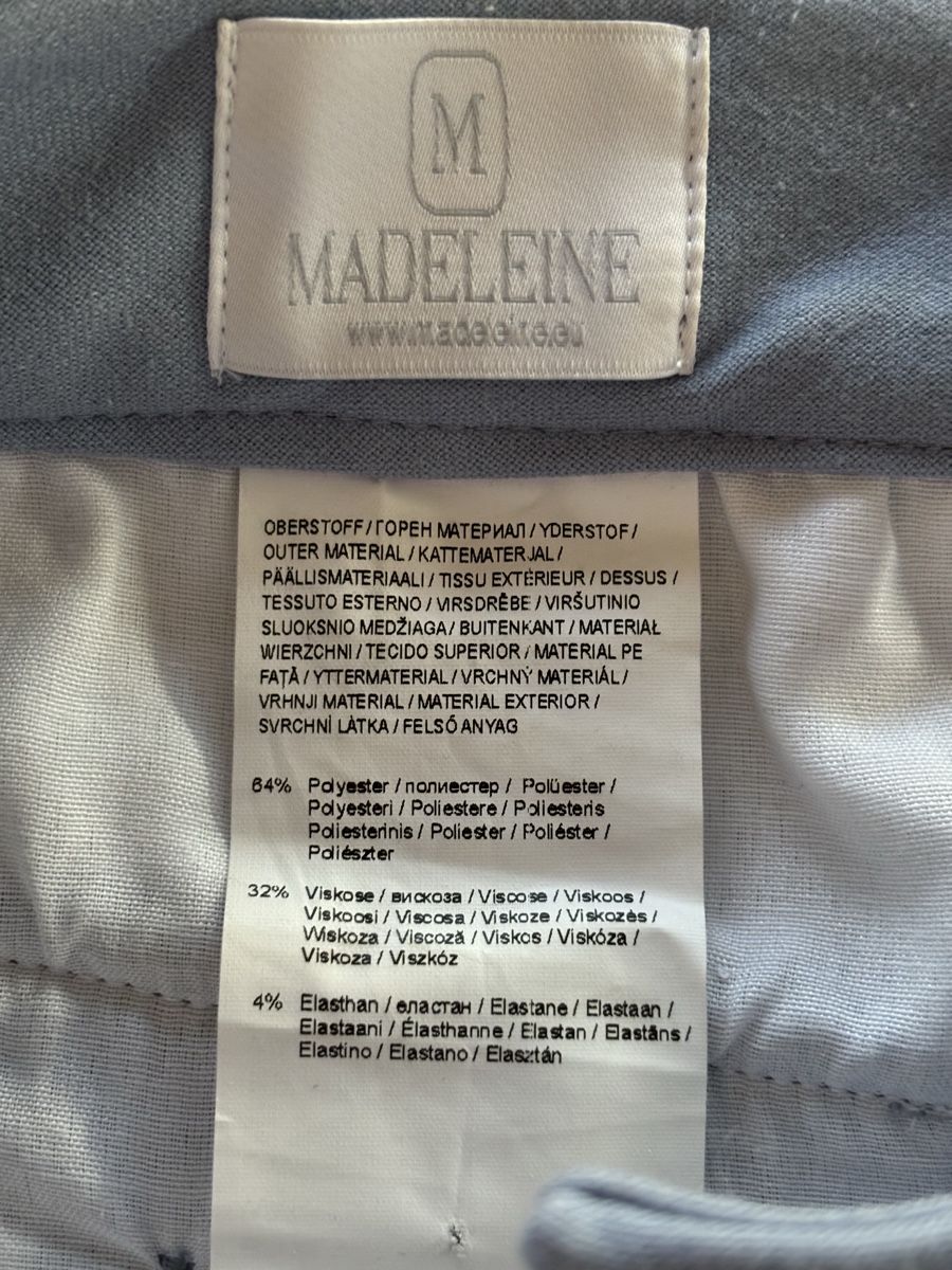 Madeleine Pantaloni: Pantalon Madeleine bleu – Usato da Dotzigen venduto da SecondHandGems 5