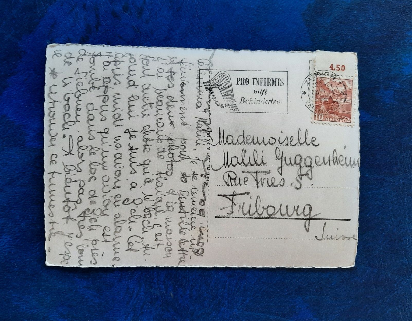 Cartoline postali: Ansichtskarte Zürich, gestempelt  – Usato da Marly venduto da neu-adlerauge65 1