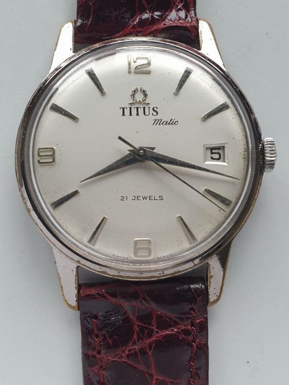 Montre Automatique Titus Matic Pentestar - Vintage - Occasion Pour Homme