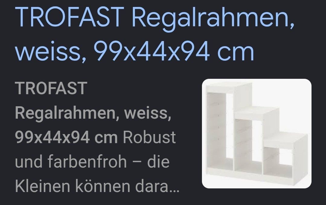 Ikea Étagères: Trofastregal weiss von ikea – D'occasion à Oberrieden par Naklesu71 2