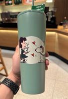 Starbucks Becher Peanuts Snoopy grün